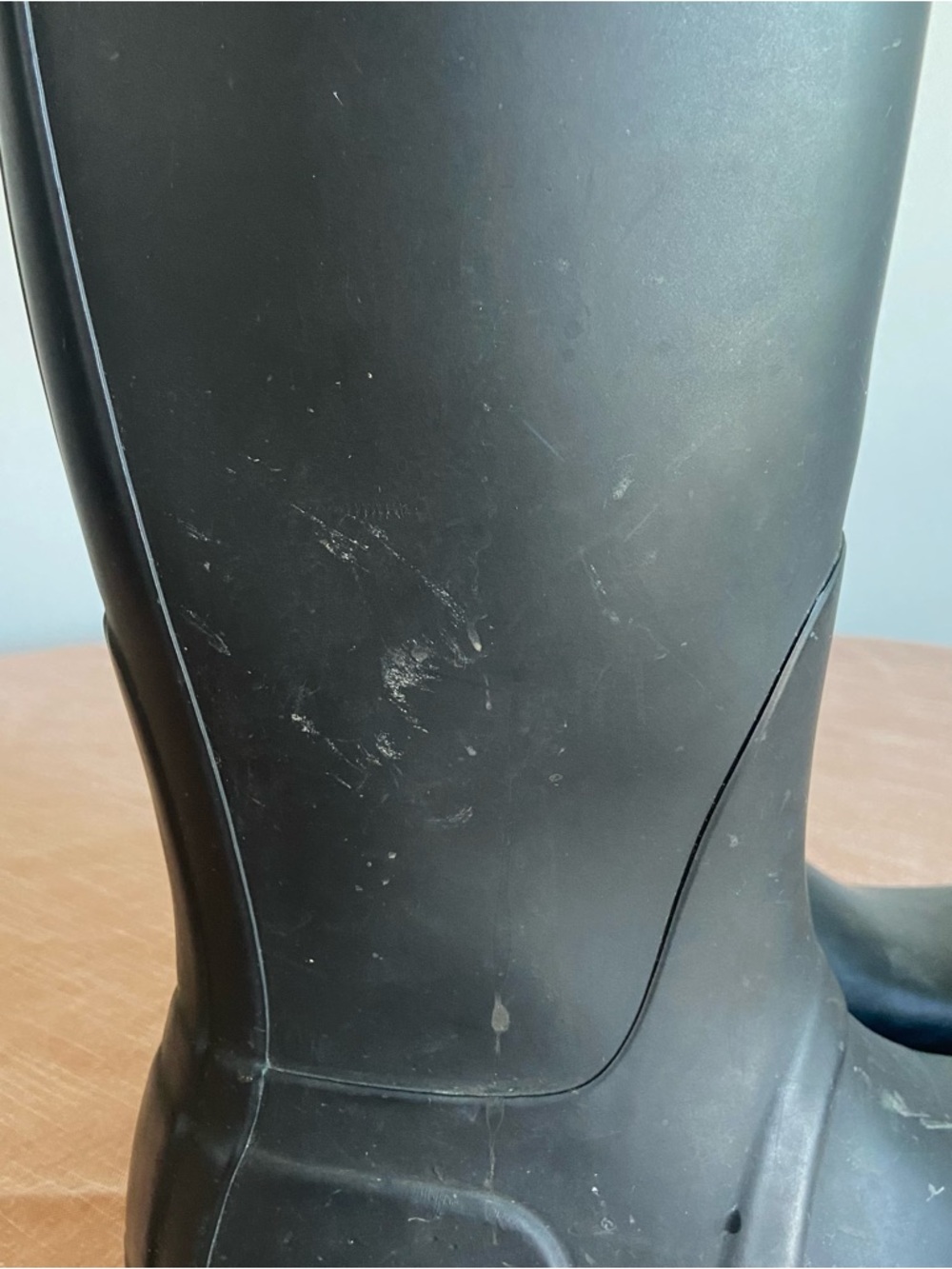 Original Hunter Rain Boot Tall Matte Black Womens Size 8 - Picture 4 of 13
